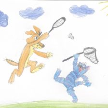 Шевченко Александровна Кира в конкурсе «Будь в форме, смотри «Простоквашино», смотри «Карусель», участвуй и побеждай!»