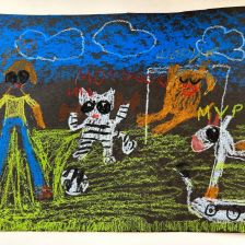 Полина Еланцева в конкурсе «Будь в форме, смотри «Простоквашино», смотри «Карусель», участвуй и побеждай!»