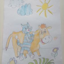 Илья в конкурсе «С днём рождения, Простоквашино!»