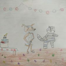 Алина в конкурсе «С днём рождения, Простоквашино!»