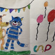 Елизавета в конкурсе «С днём рождения, Простоквашино!»