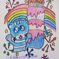 Полина в конкурсе «С днём рождения, Простоквашино!»