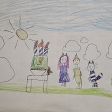 Анюта в конкурсе «С днём рождения, Простоквашино!»