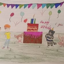 Вероника в конкурсе «С днём рождения, Простоквашино!»