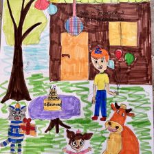 Мария в конкурсе «С днём рождения, Простоквашино!»