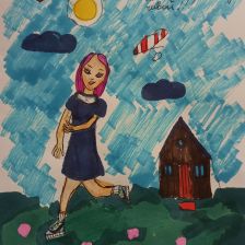 Елизавета в конкурсе «С днём рождения, Простоквашино!»