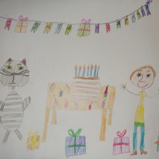 Настя в конкурсе «С днём рождения, Простоквашино!»