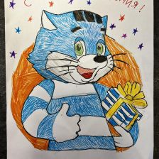 Елизавета в конкурсе «С днём рождения, Простоквашино!»