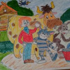 Даша в конкурсе «С днём рождения, Простоквашино!»