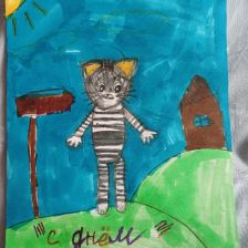 Полина в конкурсе «С днём рождения, Простоквашино!»