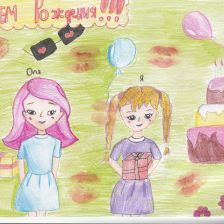 Любовь в конкурсе «С днём рождения, Простоквашино!»