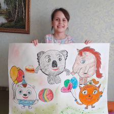 Елизавета Сергеевна Панфилова в конкурсе «Смешарики. Приключения любимых героев»