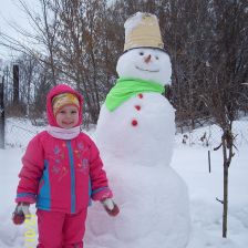 Перепелкина Кира Денисовна в конкурсе «Слепи снеговика!»