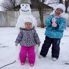Тюрбеева Энкира Баатровна в конкурсе «Слепи снеговика!»