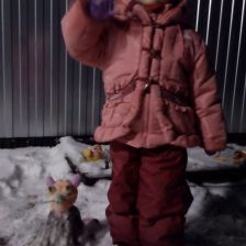 Виктория в конкурсе «Слепи снеговика!»