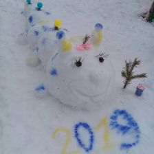 Екатерина Константиновна Корева в конкурсе «Слепи снеговика»