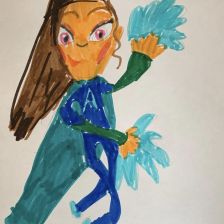 Лейсан Курамшина в конкурсе «Супергерои АКВАФОР<sup class=