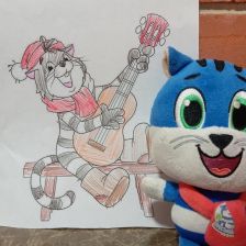 Оля Томбаршева в конкурсе «Сюрприз в Простоквашино»