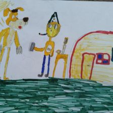 Яна в конкурсе «Сюрприз в Простоквашино»