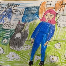 Оливия в конкурсе «Сюрприз в Простоквашино»