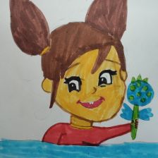 Ксения в конкурсе «Сюрприз в Простоквашино»