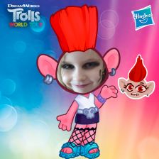 Виктория Герасимова в конкурсе «Тролли. Мировой тур»