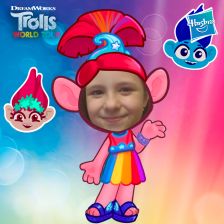 Арина Максимовна Барынина в конкурсе «Тролли. Мировой тур»