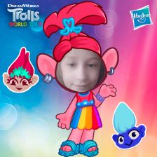 Диана Игоревна Соколенко в конкурсе «Тролли. Мировой тур»