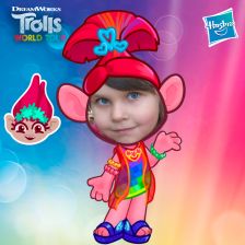 Юлия Евгеньевна Склюева в конкурсе «Тролли. Мировой тур»