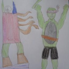 Топольницкий Алексей в конкурсе «Черепашки против злодеев»