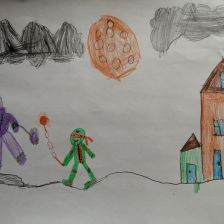 Владимир Андреевич Дементьев в конкурсе «Черепашки против злодеев»