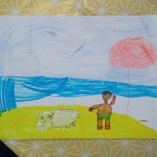 Лиза Сергеевна Дюлина в конкурсе «Летние приключения Умки и его друзей»