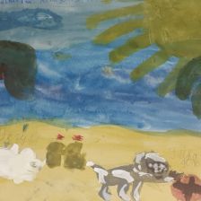 Ника Евгеньевна Дюкарева в конкурсе «Летние приключения Умки и его друзей»