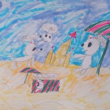 Вика Владимировна Герасимова в конкурсе «Летние приключения Умки и его друзей»