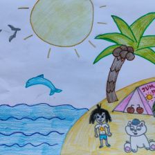 Вера Вадимовна Карпова в конкурсе «Летние приключения Умки и его друзей»