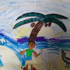 Валерия Дмитриевна Колмагорова в конкурсе «Летние приключения Умки и его друзей»