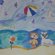 Мария Николаевна Федорова в конкурсе «Летние приключения Умки и его друзей»