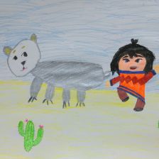 Ева Ткачева в конкурсе «Летние приключения Умки и его друзей»