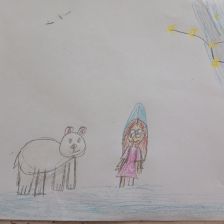 Василиса Константиновна Дударева в конкурсе «Летние приключения Умки и его друзей»