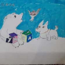 Милана Дмитриевна Терехина в конкурсе «Летние приключения Умки и его друзей»