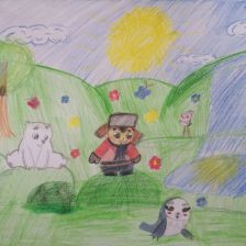 Елена Николаевна Тамбовцева в конкурсе «Летние приключения Умки и его друзей»