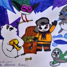 Амина Ильясовна Масеева в конкурсе «Летние приключения Умки и его друзей»