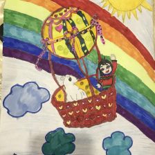 Виктория Евгеньевна Евстигнеева в конкурсе «Летние приключения Умки и его друзей»