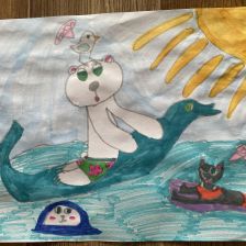 Екатерина Юрьевна Петрова в конкурсе «Летние приключения Умки и его друзей»