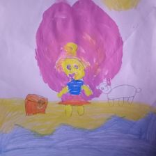 Виктория Евгеньевна Хликова в конкурсе «Летние приключения Умки и его друзей»