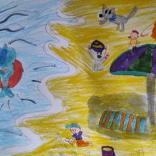 Анастасия Швайгерт в конкурсе «Летние приключения Умки и его друзей»