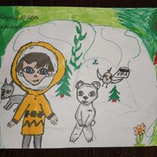 Мария Дмитриевна Шавина в конкурсе «Летние приключения Умки и его друзей»