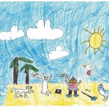 Даниил Денисович Ярош в конкурсе «Летние приключения Умки и его друзей»