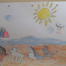 Арсланова Зуфяровна Ильмира в конкурсе «Летние приключения Умки и его друзей»