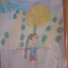 Маша Егорова в конкурсе «Летние приключения Умки и его друзей»